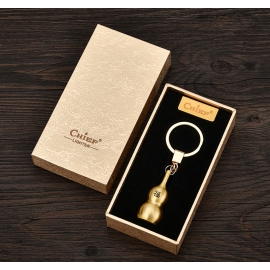 Quẹt hồ lô vỏ đồng - kiêm móc khóa - dùng xăng