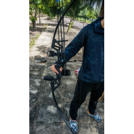 Cung săn 1 dây - Bắn cá, thú - Full phụ kiện