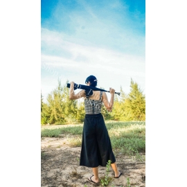 Ô dù kiếm tự vệ đầu rồng - Lưỡi chưa mài